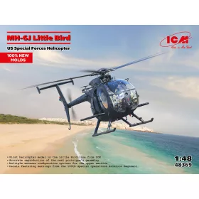   ICM - MH-6J Little Bird, US Special Forces Helicopter (100% new moulds)