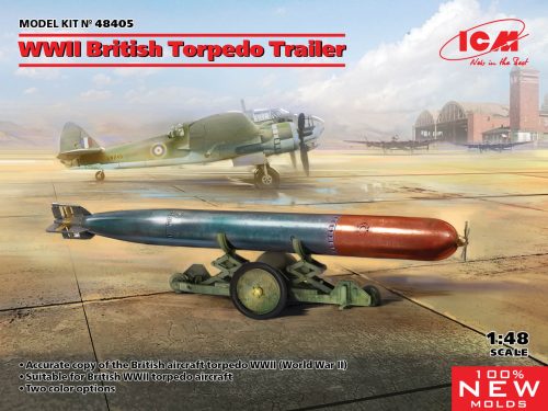 ICM - WWII British Torpedo Trailer (100% new molds)