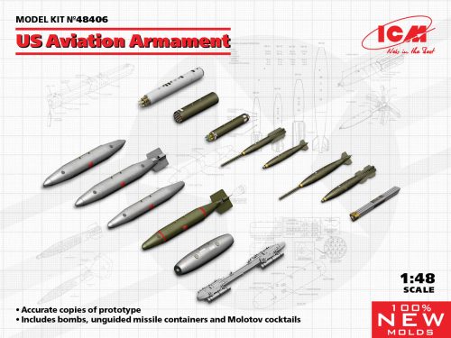 ICM - US Aviation Armament (100% new molds)