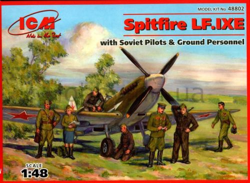ICM - Spitfire Mk LF IXE with RAF Pilots/Ground Crew