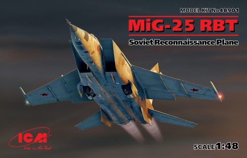 ICM - MiG-25 RBT,Soviet Reconnaissance Plane (100% new molds)