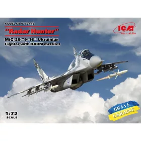   ICM - Radar Hunter MiG-29  9-13 Ukrainian Fighter with HARM missiles