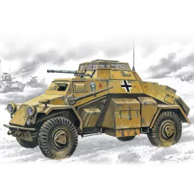 ICM - Sd.Kfz.222 harcjármű makett