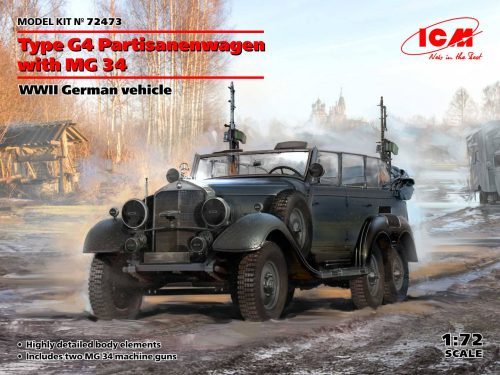 ICM - Type G4 Partisanenwagen with MG 34, WWII German vehicle