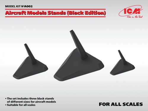 ICM - Aircraft Models Stands (Black Edition)