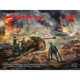   ICM - Battle of Kursk (July 1943) (T-34-76 (early 1943)  Pak 36(r ) with Crew (4 figures))