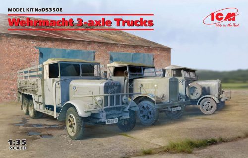ICM - Wehrmacht 3-axle Trucks (Henschel 33D1, Krupp L3H163, LG3000)