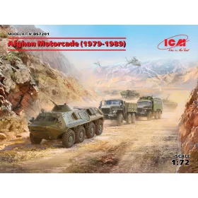   ICM - Afghan Motorcade (1979-1989) (URAL-375D  URAL-375A  ATZ-5-375  BTR-60PB)