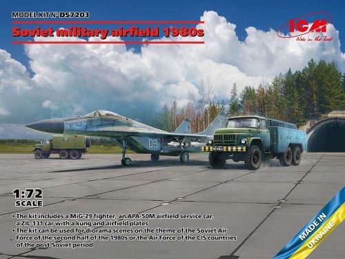 ICM - Soviet military airfield 1980s(Mikoyan-29 9-13,APA-50M(ZiL-131),ATZ-5 SovPAG-14
