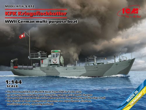 ICM - KFK Kriegsfischkutter, WWII German multi-purpose boat (100% new molds)