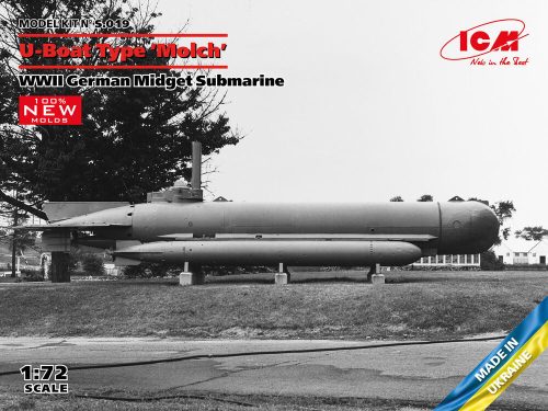 ICM - U-Boat Type Molch, WWII German Midget Submarine (100% new molds)