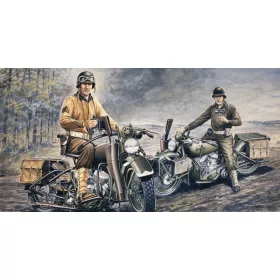 Italeri - U.S. Motorcycles Ww2 ( 0322 )