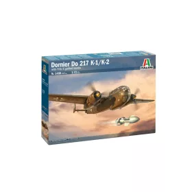   Italeri - 1:72 Dornier Do 217 K-1/K-2 with Fritz-X guided bombs repülő makett