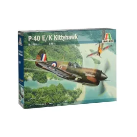 Italeri - P-40 E/K Kittyhawk repülő makett