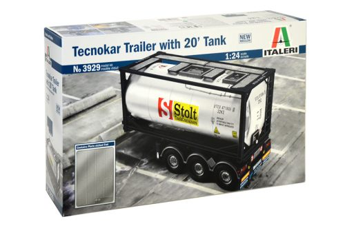 Italeri - Tecnokar Trailer With  20Ft tank