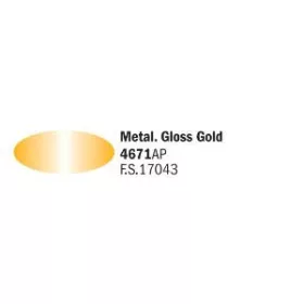 Italeri - Metal Gloss Gold - Acrylic Paint (20 ml)