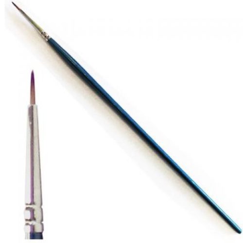 Italeri - 0-10 Synthetic Round Brush - Brown Tip /Moq - 6 Pcs/