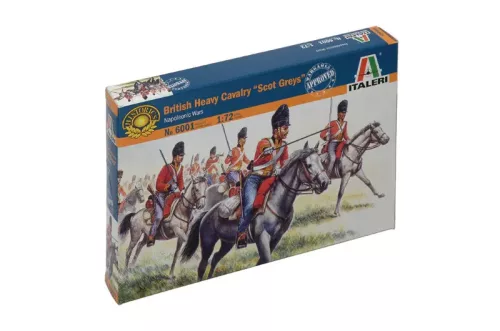 Italeri - British Heavy Cavalry Scot Greys figura makett
