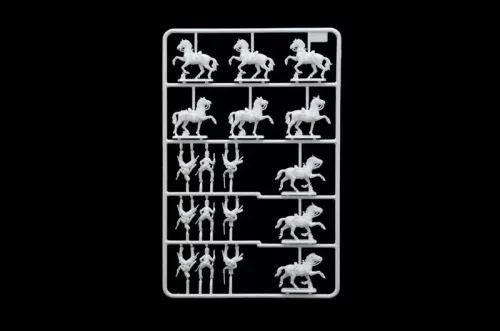 Italeri - British Heavy Cavalry Scot Greys figura makett