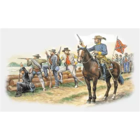 Italeri - CONFEDERATE TROOPS figura makett