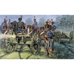Italeri - French Line/Guard Artillery figura makett