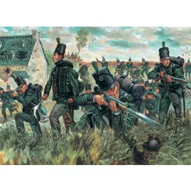   Italeri - NAPOLEONIC WARS  95 th. rgt. BRITISH GREEN  JACKETS figura makett