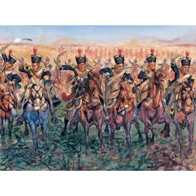   Italeri - Napoleonic Wars - British Light Cavalry 1815 figura makett