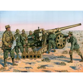   Italeri - Ww Ii. Italian Cannone Da 149/40 ( 6165 ) harcjármű makett