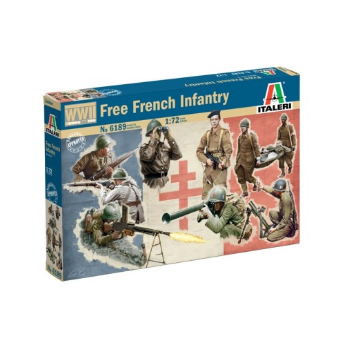 Italeri - Wwii: Free French Infantry - 49 Figures