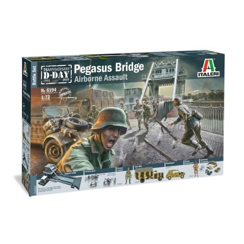 Italeri - Battleset: Wwii Pegasus Bridge - 100 Figures