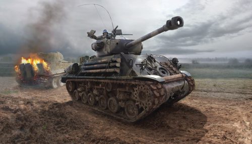 Italeri - M4A3E8 Sherman FURY Military