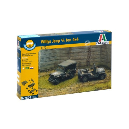 Italeri - Willys Jeep 1/4 Ton 4X4 - Fast Assembly