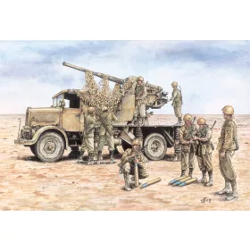Italeri - Autocann.3 Ro W/90/53Aa Gun (7508)