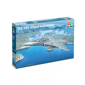   Italeri - 1:72 Swedish Fighter Aircraft Saab JAS-39D Gripen Twin Seater