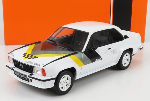 Ixo-Models - OPEL ASCONA B 400 1982 WHITE YELLOW GREY