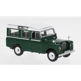   Ixo-Models - Land Rover Series III 109 dunkelgrün/weiss 1978