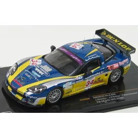   Ixo-Models - CHEVROLET CORVETTE C6-R N 34 FIA GT 24h SPA 2006 J.MENTEN - J.P.BELLOC - P.BORNHAUSER - F.BOUVY BLUE MET YELLOW