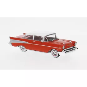 Ixo-Models - America Chevrolet Bel Air red/white 1957