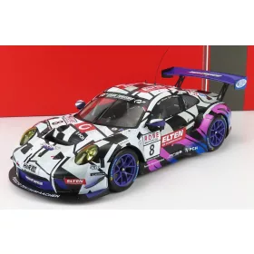   Ixo-Models - PORSCHE 911 991 GT3 R TEAM RING POLICE N 8 VLN NURBURGRING 2019 J.E.SLOOTEN - L.LUHR - A.DE LEENER - S.JANS WHITE BLACK PINK