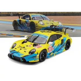   Ixo-Models - PORSCHE 911 991 RSR-19 4.2L TEAM DEMPSEY PROTON RACING N 88 24h LE MANS 2022 FRED POORDAD - MAXWELL ROOT - JAN HEYLEN YELLOW LIGHT BLUE