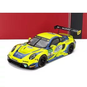   Ixo-Models - PORSCHE 911 992 GT3 R TEAM JOOS N 91 ADAC GT MASTERS 2024 JOHANNES KAPFINGER - MICHAEL KAPFINGER YELLOW BLUE