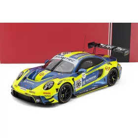  Ixo-Models - PORSCHE 911 992 GT3 R 4.2L TEAM RUTRONIK RACING N 96 24h SPA 2024 JULIEN ANDLAUER - SVEN MULLER - PATRIC NIEDERHAUSER YELLOW BLUE