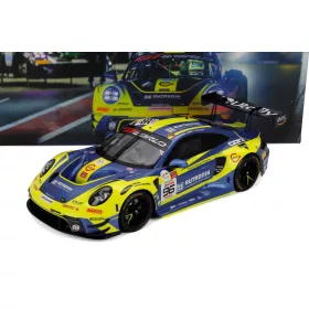   Ixo-Models - PORSCHE 911 992 GT3 R TEAM RUTRONIK RACING N 96 2nd 24h SPA 2025 ALESSIO PICARIELLO - SVEN MULLER - PATRIC NIEDERHAUSER YELLOW BLUE