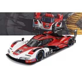   Ixo-Models - PORSCHE 963 9RD 4.6L TURBO V8 TEAM PORSCHE PENSKE MOTORSPORT N 7 WINNER IMSA 24h DAYTONA 2024 MATT CAMPBELL - DANE CAMERON - FELIPE NASR - JOSEF NEWGARDEN RED WHITE BLACK