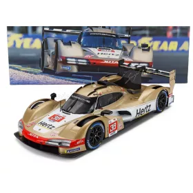   Ixo-Models - PORSCHE 963 9RD 4.6L TURBO V8 TEAM HERTZ JOTA N 38 24h LE MANS 2023 ANTONIO FELIX DA COSTA - WILL STEVENS - YIFEI YE GOLD MET WHITE