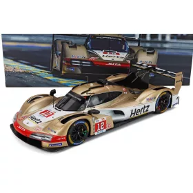   Ixo-Models - PORSCHE 963 9RD 4.6L TURBO V8 TEAM HERTZ JOTA N 12 24h LE MANS 2024 WILL STEVENS - NORMAN NATO - CALLUM ILOTT WHITE GOLD
