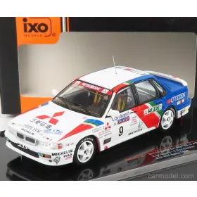   Ixo-Models - Mitsubishi Galant Vr-4 N 9 2Nd Rally Rac Lombard 1990 K.Eriksson - S.Parmander White Red Blue