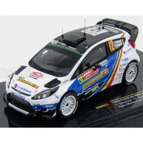   Ixo-Models - FORD ENGLAND FIESTA RS WRC N 12 RALLY MONTECARLO 2014 F.DELECOUR - D.SAVIGNONI BLUE WHITE BLACK