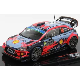   Ixo-Models - HYUNDAI i20 WRC COUPE N 19 RALLY MONTECARLO 2019 S.LOEB - D.ELENA 2 TONE BLUE RED