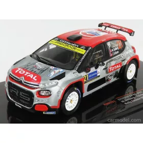   Ixo-Models - Citroen C3 R5 N 21 Rally Estonia 2020 M.Ostberg - T.Eriksen Grey Red Black